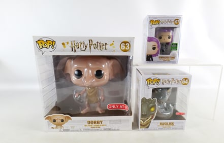 Lot of 3 Funko Harry Potter Pops
