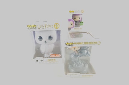 Lot of 3 Funko Harry Potter Pops