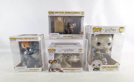 Lot of 4 Funko Harry Potter Pops