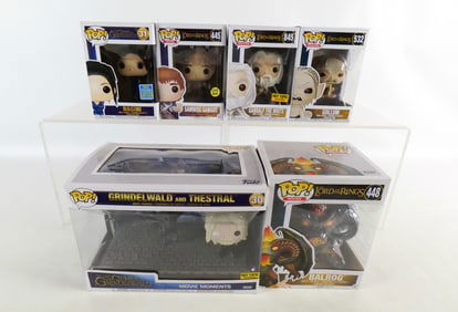 Lot of 6 Funko Movie Collectibles