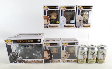 Lot of Funko Lord of the Rings Collectibles