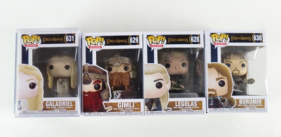 Lot of 4 Funko Lord of the Rings Pops