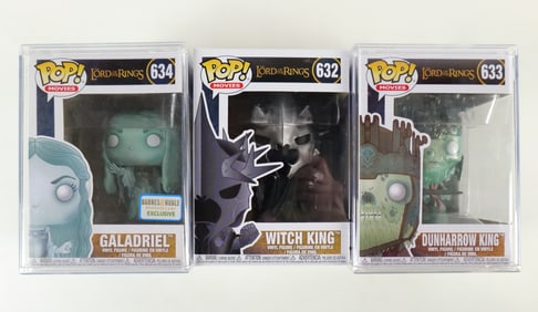 Lot of 3 Funko Lord of the Rings Pops