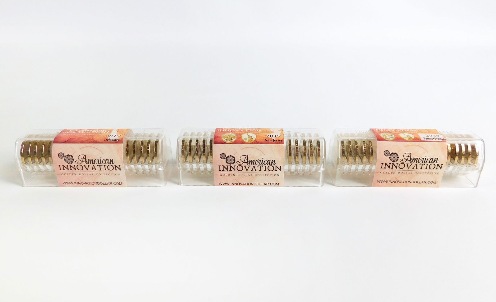 2 Rolls American Innovation Dollars