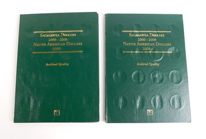 2 Sacagawea Dollar/Native American Dollar Books