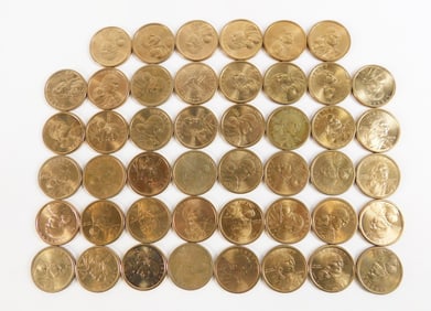 Group of Sacagawea Dollars