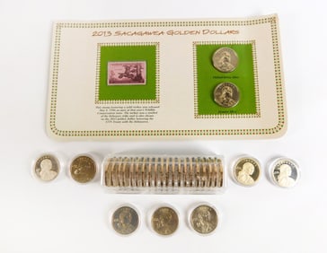 Group of Sacagawea Dollars