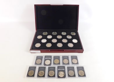 Large Group of Eisenhower Dollars