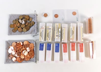 Large Group Mixed Pennies