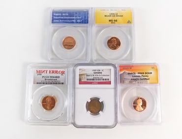 Group of Lincoln Cents
