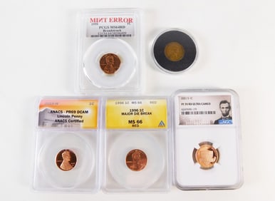 Group of Lincoln Cents