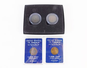 Group of US Large Cents