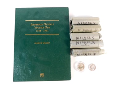 Group of Jefferson Nickels