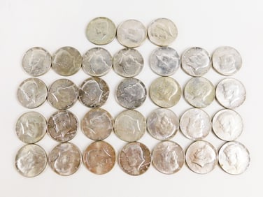 Group of Silver JFK Half Dollars