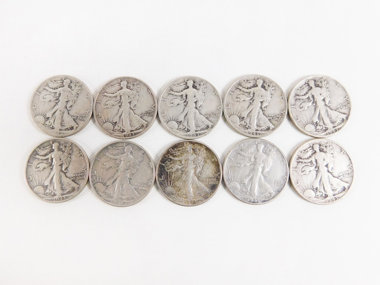 Group of Walking Liberty Half Dollars (1 of 7)