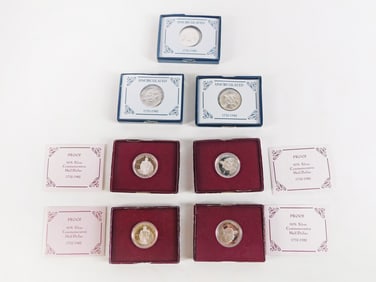 Group of Washington Commemorative Coins