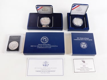3 Commemorative Coins