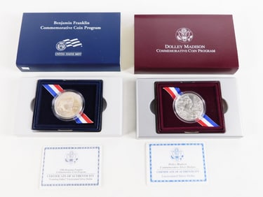 2 US Mint Commemorative Coins