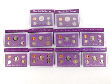 Group of US Mint Proof Sets