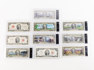 Group of $2 Bills