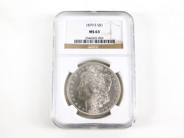 1879 S Reverse of 1879 Morgan Silver Dollar
