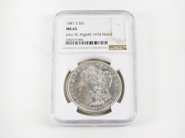 1881 S Morgan Silver Dollar