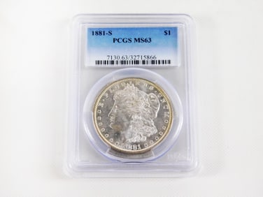 1881 S Morgan Silver Dollar