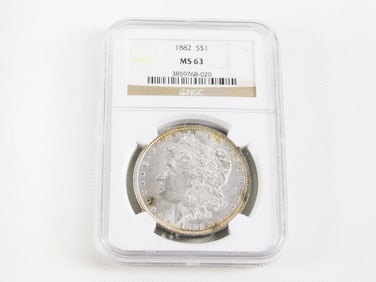 1882 Morgan Silver Dollar