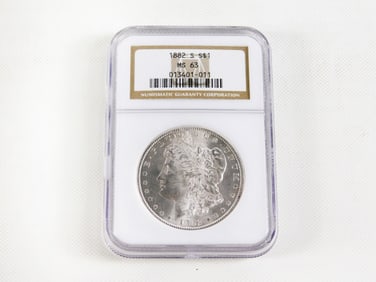 1882 S Morgan Silver Dollar