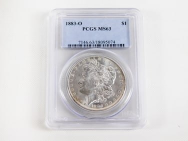1883 O Morgan Silver Dollar