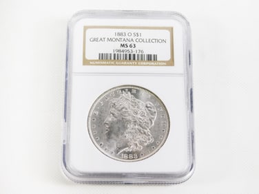 1883 O Morgan Silver Dollar