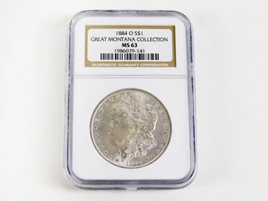 1884 O Morgan Silver Dollar