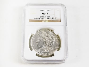 1884 O Morgan Silver Dollar