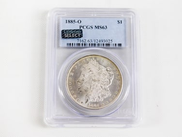 1885 O Morgan Silver Dollar