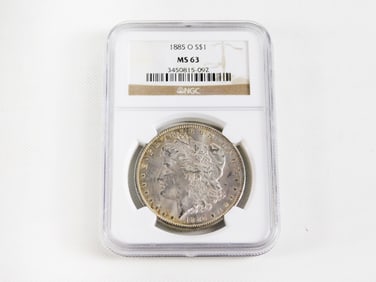 1885 O Morgan Silver Dollar