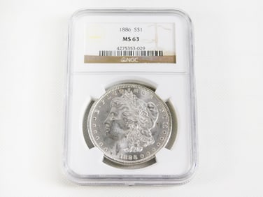1886 Morgan Silver Dollar