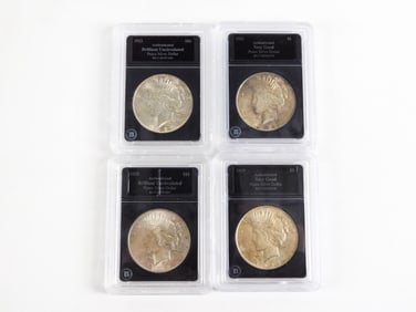 4 Peace Dollars