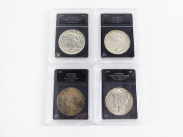 4 Peace Dollars
