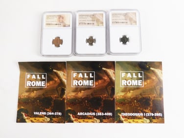 3 Eastern Roman Empire Coins