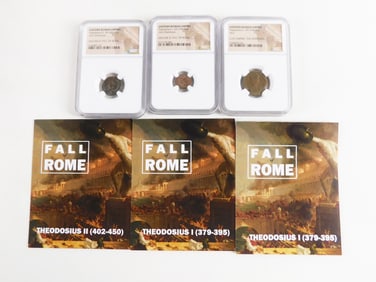 3 Eastern Roman Empire Coins