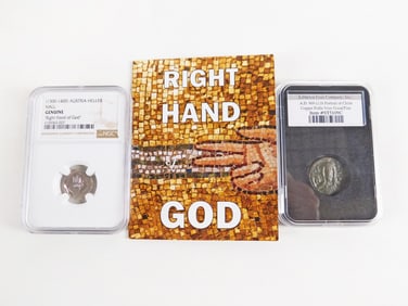 2 Ancient Religious Coins