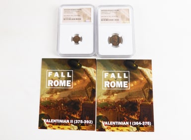 2 Western Roman Empire Coins