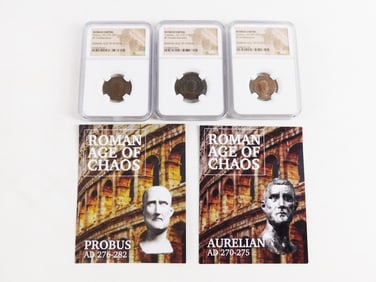 3 Roman Empire Coins