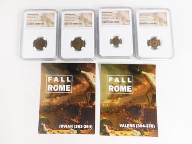 4 Ancient Roman Coins