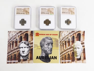 3 Bronze Roman Empire Coins
