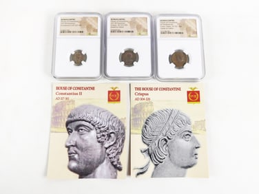 3 Bronze Roman Empire Coins