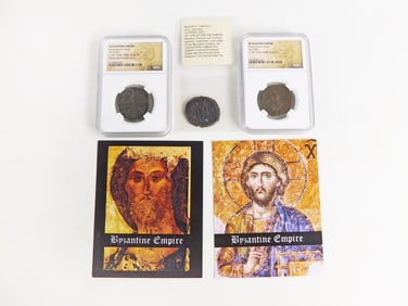 3 Byzantine Empire Coins