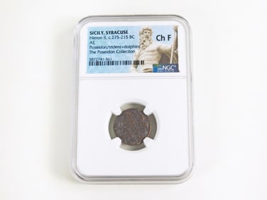 Sicily Syracuse Heron II Coin