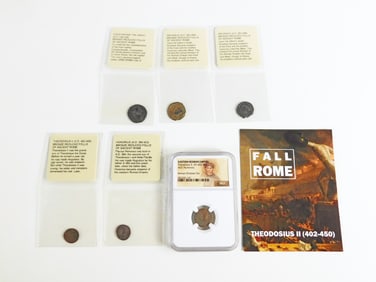 6 Bronze Roman Coins