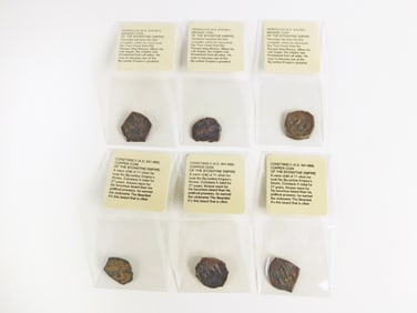 6 Byzantine Empire Coins